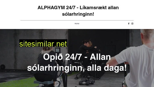 alphagym.is alternative sites