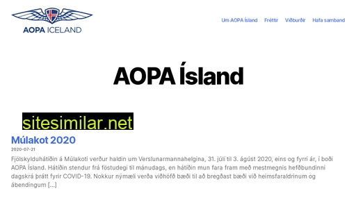 Aopa similar sites