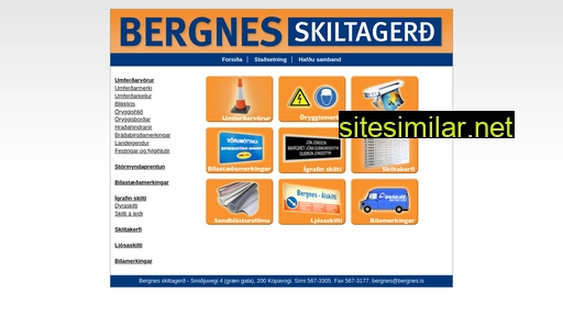 bergnes.is alternative sites