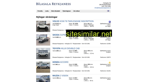bilasalareykjaness.is alternative sites
