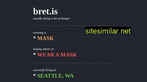 bret.is alternative sites