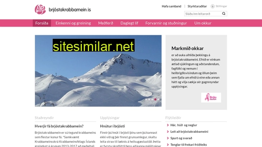 brjostakrabbamein.is alternative sites