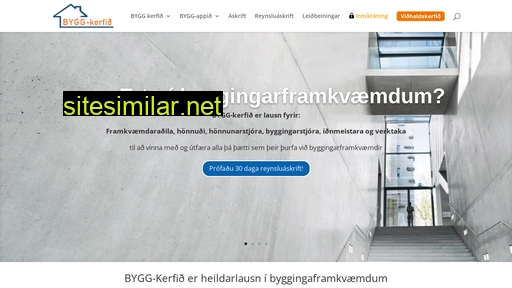 byggkerfid.is alternative sites