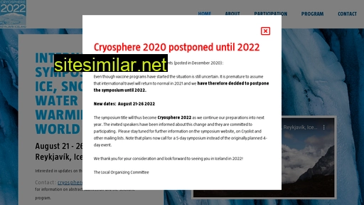 cryosphere2022.is alternative sites