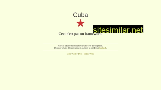 Cuba similar sites