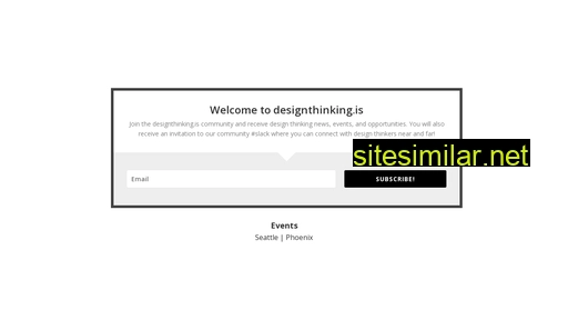 Designthinking similar sites