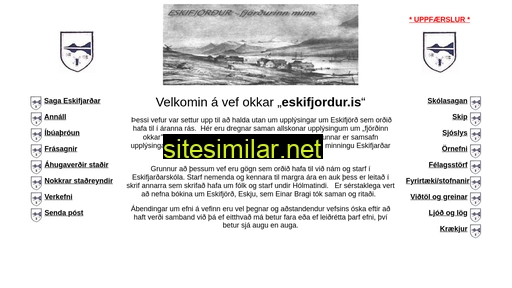 eskifjordur.is alternative sites