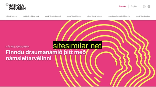 haskoladagurinn.is alternative sites