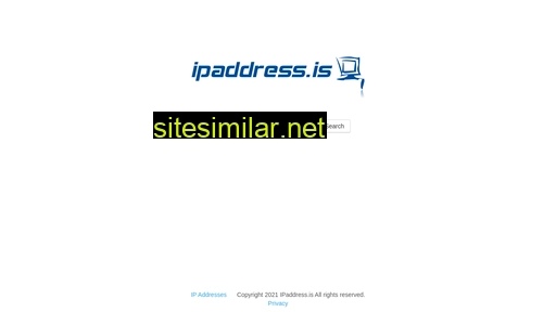ipaddress.is alternative sites