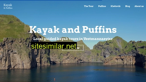 Kayakandpuffins similar sites