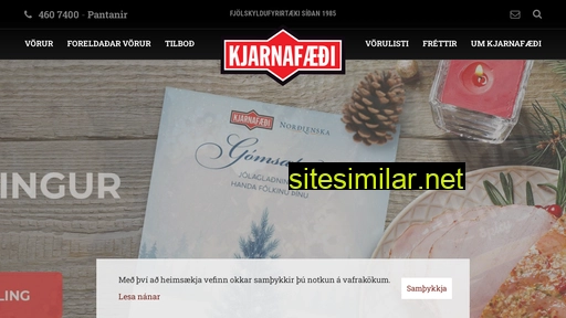 kjarnafaedi.is alternative sites