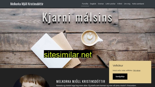 kjarnimalsins.is alternative sites