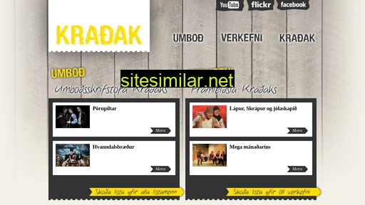 kradak.is alternative sites