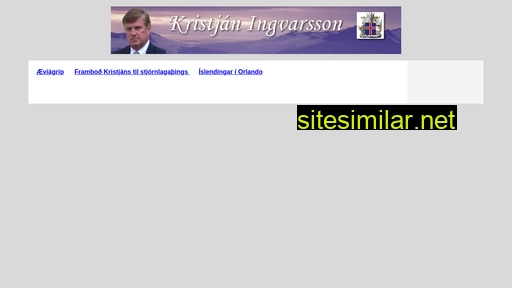 kristjaningvarsson.is alternative sites