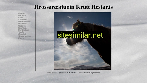 krutthestar.is alternative sites
