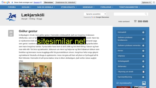 laekjarskoli.is alternative sites