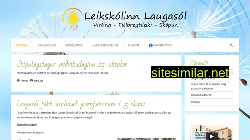 laugasol.is alternative sites