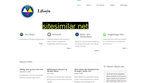lifssyn.is alternative sites