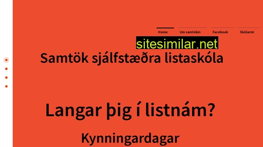 listaskolar.is alternative sites