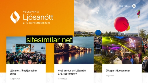 ljosanott.is alternative sites