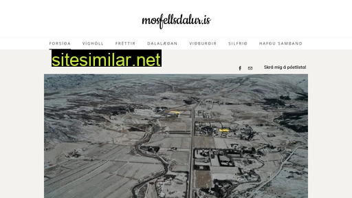 Mosfellsdalur similar sites