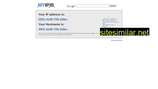 myip.is alternative sites