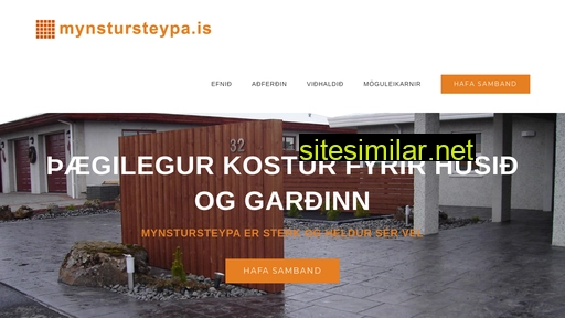 mynstursteypa.is alternative sites