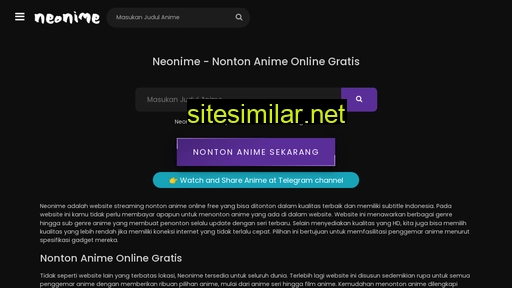 neonime.is alternative sites