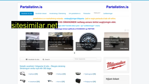 partalistinn.is alternative sites