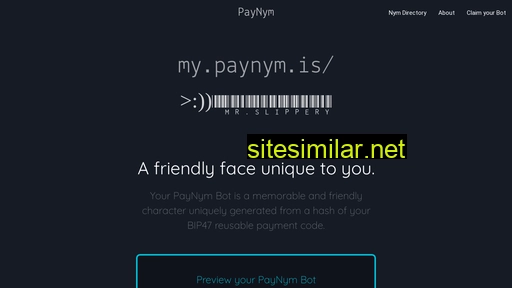 paynym.is alternative sites