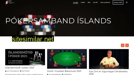 pokersamband.is alternative sites