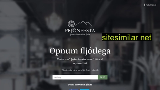 prjonfesta.is alternative sites
