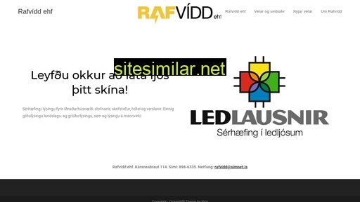 rafvidd.is alternative sites