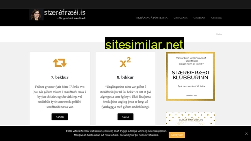 staerdfraedi.is alternative sites