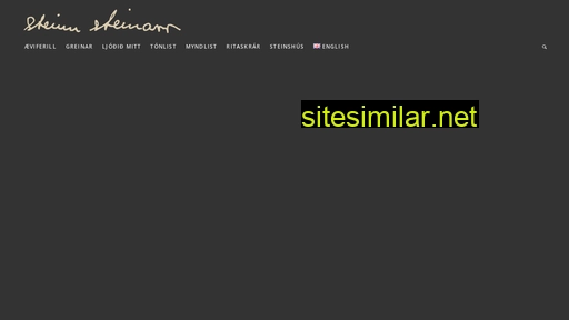 steinnsteinarr.is alternative sites