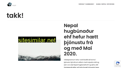 takk.nepal.is alternative sites