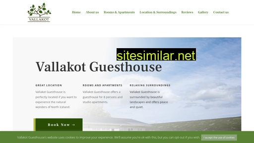 vallakotguesthouse.is alternative sites