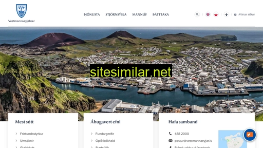 vestmannaeyjar.is alternative sites