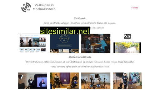 vidburdir.is alternative sites