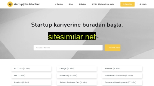 startupjobs.istanbul alternative sites
