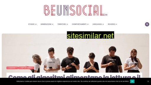 Beunsocial similar sites