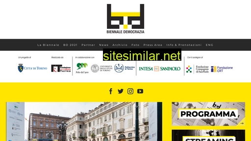 Biennaledemocrazia similar sites