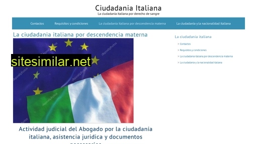 ciudadaniaitaliana.it alternative sites