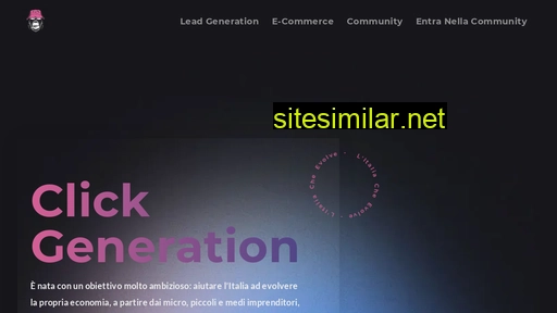 clickgeneration.it alternative sites