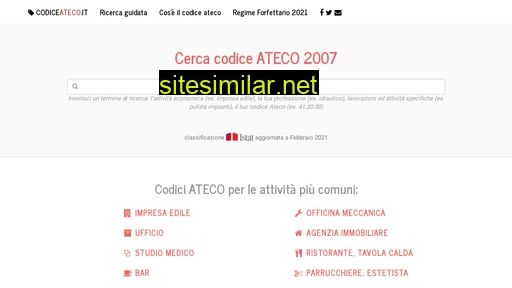 codiceateco.it alternative sites