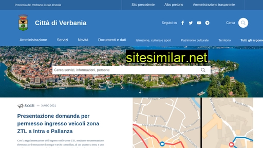comune.verbania.it alternative sites