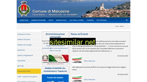 comunemalcesine.it alternative sites