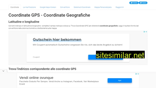 coordinate-gps.it alternative sites