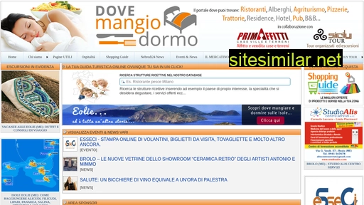 dovemangiodormo.it alternative sites