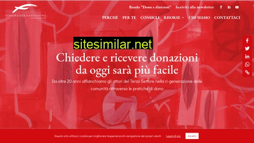 fundraiserperpassione.it alternative sites